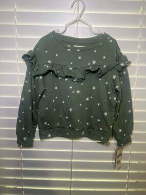 Brand New Girls' Grayson Collective Long Sleeve Crewneck Shirt, 5t.